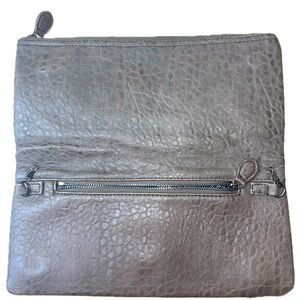 Urban Expressions Studded Foldover Clutch, Brown